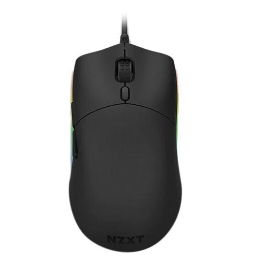 Top view of a black mouse